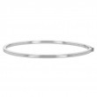 Roberto Coin 18K White Gold Oval Bangle Bracelet