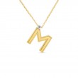 Roberto Coin 18K Yellow Gold Diamond Princess Letter K Necklace