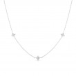 Roberto Coin 18K White Gold Diamond Love-By-The-Inch Necklace