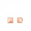 Roberto Coin 18K Rose Gold Diamond Obelisco Earrings