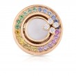 Roberto Coin 18K Rose Gold Diamond Gemstone Ring