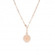 Roberto Coin 18K Rose Gold Diamond Obelisco Necklace