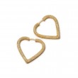 Small Cuore Hoop Earrings