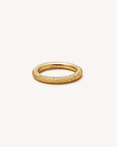 Florentine Finish Thick Ring