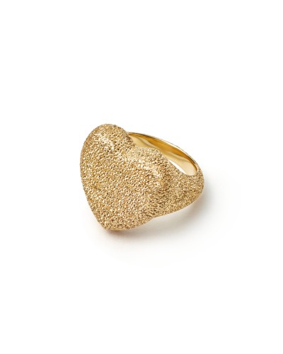 Florentine Finish Cuore Ring