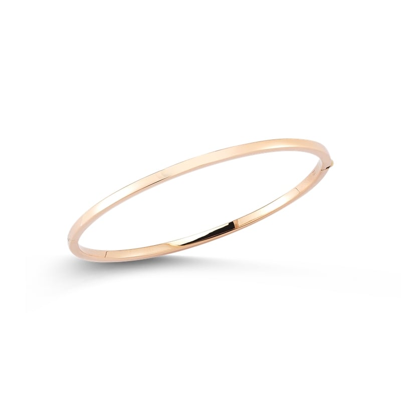 Roberto Coin 18K Rose Gold Oval Bangle Bracelet