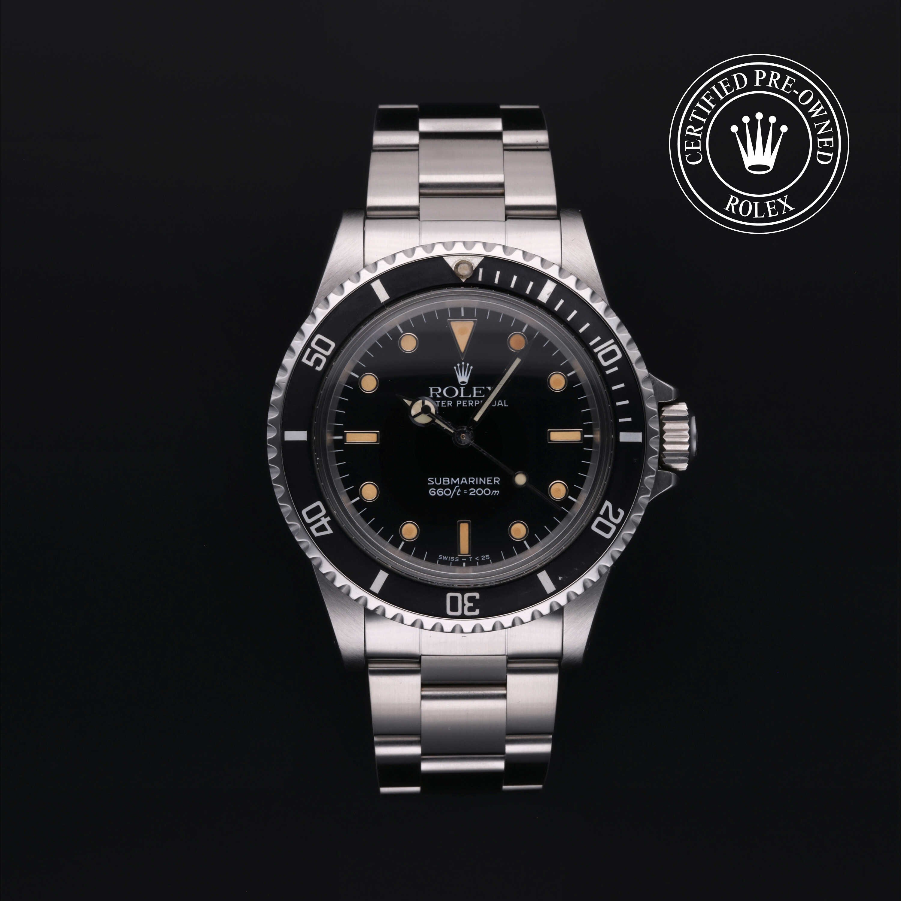 Rolex Certified Pre Owned Oyster Perpetual Submariner 40mm in Oystersteel 5513 0 Fourtane